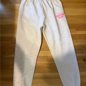 White fox grey Sweatpants